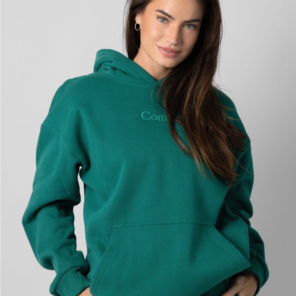 NEW Comfrt Signature Hoodie Teal 3XL - Picture 2 of 2